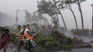 China cant hold Hurricane-level winds blow roofs off extreme weather in Jiangsu