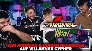 DORIAN WOLLTE TOBI WEGHAUEN ?  VILLAKNAX FREESTYLE CYPHER - Icon 4 Reaction