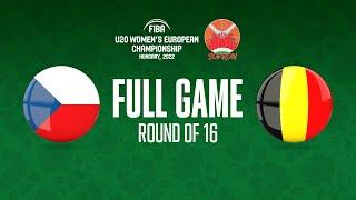 Czech Republic v Belgium  Full Basketball Game  FIBA U20 Womens European Championship 2022