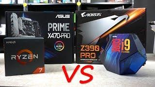 Intel Core i9 9900K vs AMD Ryzen 7 2700X