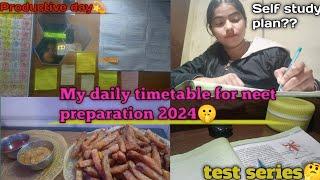 A productive day in life of NEET aspirants 🩺Study vlog Neet 2024 best time table #oswaalbook