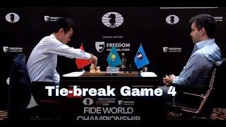 Tie-break Game 4  Nepomniachtchi vs Ding The Game That Decided The World Champion