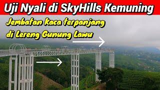 Jembatan Kaca Kemuning Sky Hills Karanganyar Destinasi Wisata Baru di Kaki Gunung Lawu