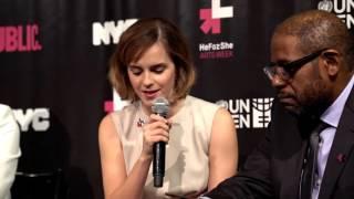 HeForShe Arts Week  An Intimate Conversation Emma Watson & Forest Whitaker