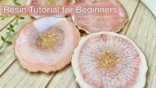 Resin Art for Beginners Complete Resin Coaster Tutorial