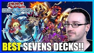 THE BEST AND THE WORST SEVENS ERA DECKS IN DUEL LINKS  Rush Duel Links