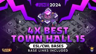 The Best TH15 War Bases for June