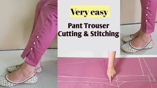 Very Easy Pant Trouser Cutting and StitchingPalazzo Pant Cutting and StitchingFor Beginners