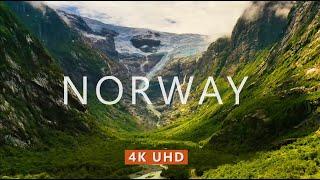 NORWAY NATURE 4K UHD Ambient Drone Film + Meditation Music for Stress Relief