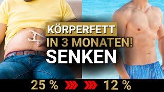 Von 25 % Körperfett auf 12 % in 3 Monaten für Vielbeschäftigte