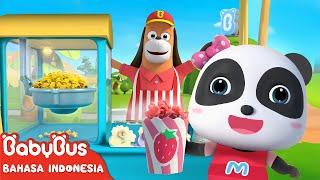 Popcorn Yang Sangat Enak  Lagu Makanan Lezat  Lagu Anak-anak  BabyBus Bahasa Indonesia