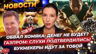 Обвал Хомяка. Сколько стоит Hamster Kombat? Позитив для Газпрома. Возвращение HeadHunter. Новости