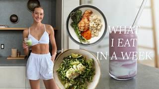 WHAT I EAT IN A WEEK  high protein to build lean muscle  easy home recipes