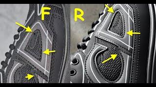 How to spot fake Dior B 30 sneakers. Real vs Fake Christian Dior B30 shoes