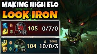 I am making High Elo look like Iron with my Warwick Top