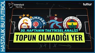 TOPUN OLMADIĞI YER  Trendyol Süper Lig 30. Hafta Taktiksel Analiz