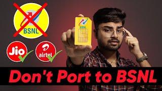 Port Jio or Airtel to BSNL ?   BSNL Problems  4G & 5G Network ? BSNL SIM Review in Hindi