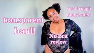 4k Transparent Bodysuit Try On  Sheer Outfit Haul  Ani Astra TryOn