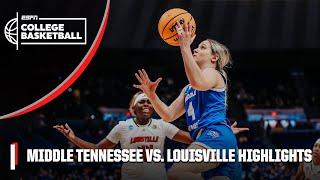 Middle Tennessee Blue Raiders vs. Louisville Cardinals  Full Game Highlights  NCAA Tournament