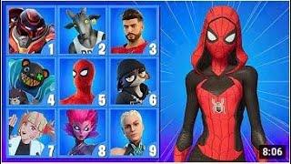 FORTNITE CHALLENGE GUESS THE SKIN BY THE GWEN STYLE