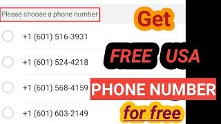 How to get a free us numberget free us number for Whatsapp verification 2023 and free phone number