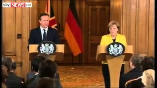Cameron And Merkel Briefed By UKs Security Services