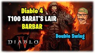 Diablo 4 T100 Sarats Lair Barbar Double Swing