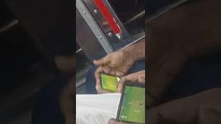 All passengers are busy in world cup final match in bus ️️️ India  world cup final