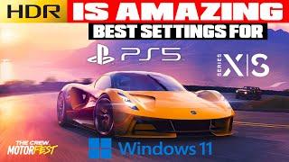 The Crew Motorfest - AMAZING HDR - Best Settings For PS5  Xbox  PC