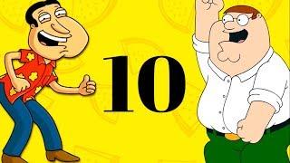 Top 10 FUNNIEST Family Guy Moments Ever