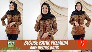 Trend Model Baju Batik Kerja Wanita Terbaru 2019