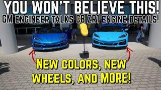 GM Engineer DROPS C8 Corvette ZR1 ENGINE DETAILS New C8 Colors and MORE NCM Bash 2024