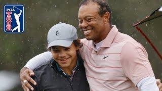 Like father like son  Tiger and Charlie Woods resemblance is uncanny