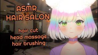 ASMR relaxing hair salon ️ personal attention  soft spoken roleplay  3DIObinaural #asmr