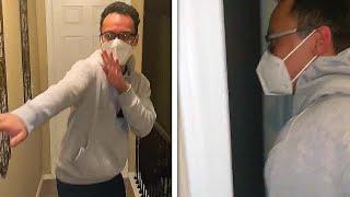 SON CATCHES PARENTS IN THE ACT Reaction Caught On Film