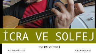 EYLEM GÜZELİ #solfej Bağlama Dersi