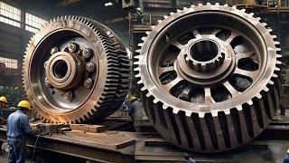 Amazing Process of Making Industrial Gear & Hobbing Process  Wheel Gear Making & Cutting Process