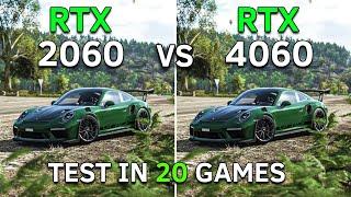 RTX 2060 vs RTX 4060  Test In 20 Games at 1080p  2023