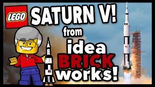 LEGO NASA Saturn V Rocket - Micro Scale Model from IdeaBRICKworks