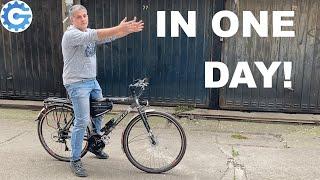 LEARN TO RIDE a bicycle in 5 MINUTES