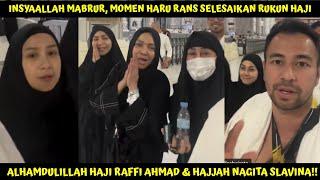 MOMEN HARU RAFFI NAGITA SELESAI MENJALANKAN RUKUN HAJI LUCU REAKSI RAFFI SAAT DIPANGGIL HAJI RAFFI?