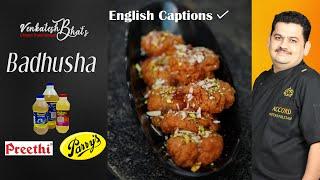 Venkatesh Bhat makes Badusha  Recipe in Tamil  badhusha  festival specials  balushahi