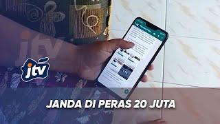 ANCAM SEBAR VIDEO VCS JANDA ANAK SATU DIPERAS 20 JUTA