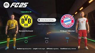 EA Sports FC 25 - Bayern Munich vs Dortmund  GAMEPLAY PS5 Xbox Series X