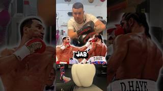 The lightning long guard jab️ #boxing #boxeo #tutorial #boxingtraining #viral #learntobox #shorts