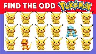 Find the Odd One Out POKEMON Edition  Easy Medium Hard Impossible  Monkey Quiz