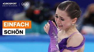 Kamila Valieva produziert eine emotionale Leistung  Olympische Winterspiele 2022