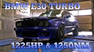 BMW E30 36L M5 Turbo engine 1225HP Dyno 2016