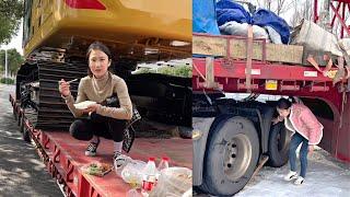 Beautiful Lady Truck Driver Huishan Journey Part 2