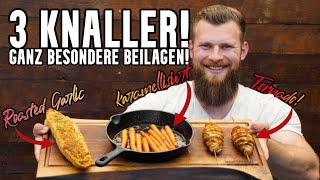 3 GEILE BEILAGEN vom Gasgrill  Grillbeilagen einfach schnell & lecker  Rezepte